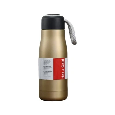 Edelstahl-Trinkflasche mit Griff