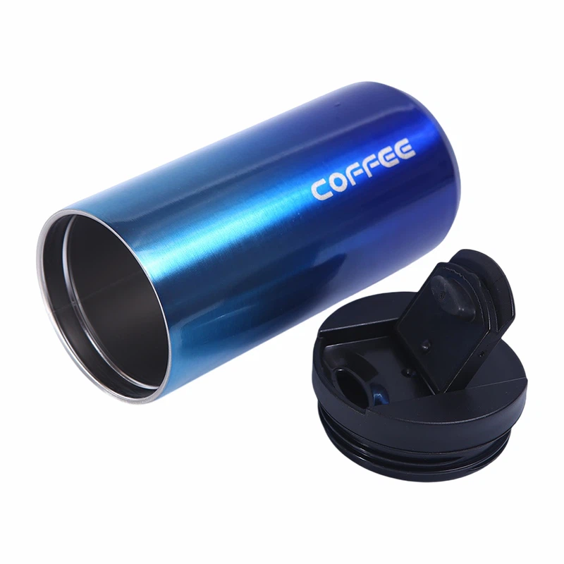 Edelstahlkaffeetasse mit Deckel